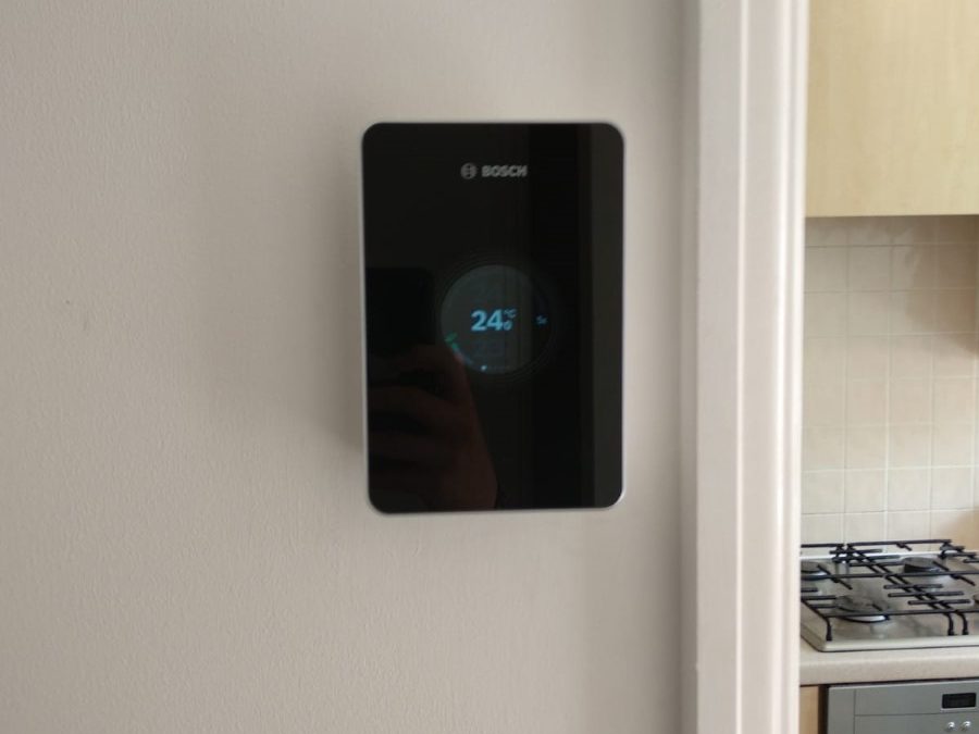 Boiler with internet thermostat controls